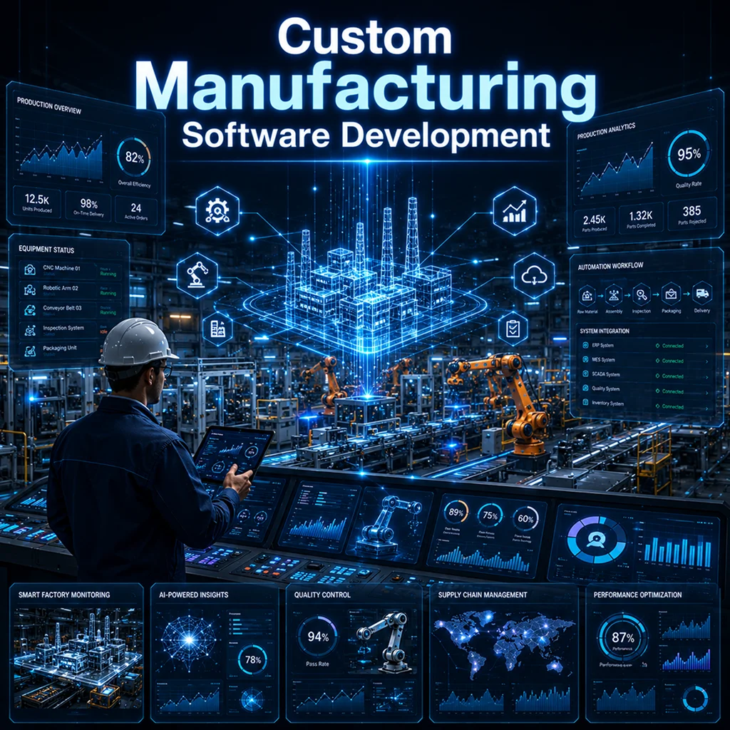 Custom manufacturing software solutions
